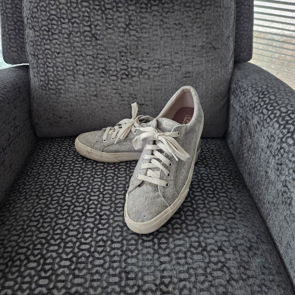 Keds Gray Casual Sneakers Sz 11 W, 9.5 M - Preppy, Streetwear, Unisex - Picture 4 of 4